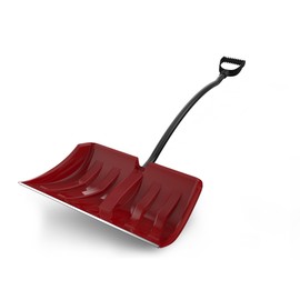 ERA Premium-Series 20-Inch Combo Shovel Pusher and Scoop with Ergonomic Shaft and Anodized Wear Strip and High-Density Polyethylene Blade