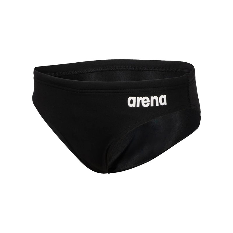 Arena Boys BOY'S TEAM SWIM BRIEFS SOLID, Black-white, 26 EU
