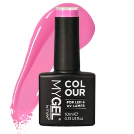 MYGEL by Mylee Gel Nail Polish 10 ml [Pink Paradise] - UV/LED, Manicure, Pedicure, for Professional, Salon and Home Use - Long Lasting and Easy to Apply