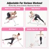 WARMOUNTS Ab Machine, Adjustable Ab Trainer, Foldable Core & Abdominal