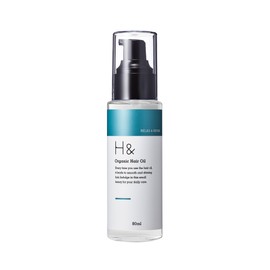 H&Ash and Organic Hair Oil Rinse Free Treatment Hair Serum Hair Care Oil 2.8 fl oz (80 ml)