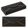 20 Pcs Business Envelopes with Gold Border Self-Seal Standard Envelopes