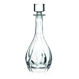Glass Wine Decanter with Stopper - Carafe - for Red - White - Wine - Crystal Glass 30 Oz. - Made in Europe - by Barski