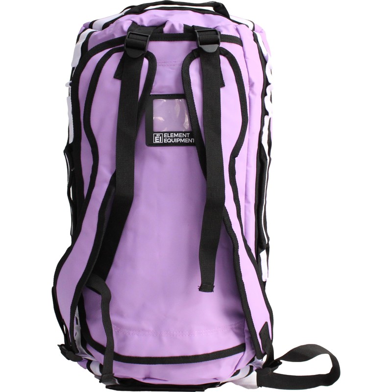 Element Equipment Trailhead Duffel Bag Shoulder Straps Waterproof Violet/Lavendar Small