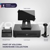 Volcora Thermal Receipt Printer, 80mm POS Printer w/Auto Cutter, USB/Bluetooth