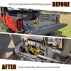CUSAUTV Underseat Storage Box Compatible with 2017-2023 Honda Pioneer 1000
