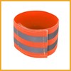 Partuto 4pcs Reflective Bands for Wrist Cycling Reflective Wristbands Orange