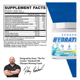 Evogen Hydration 30 Serv. Focus, Electrolytes, Replenish