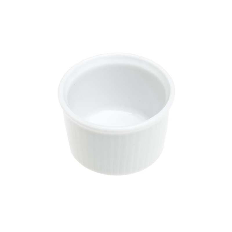 Pillivuyt Classic 1 ounce Pleated Ramekin, Set of 6, White