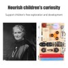 Children Busy Board Educational Board Old Wooden Folding Inftant Sensory
