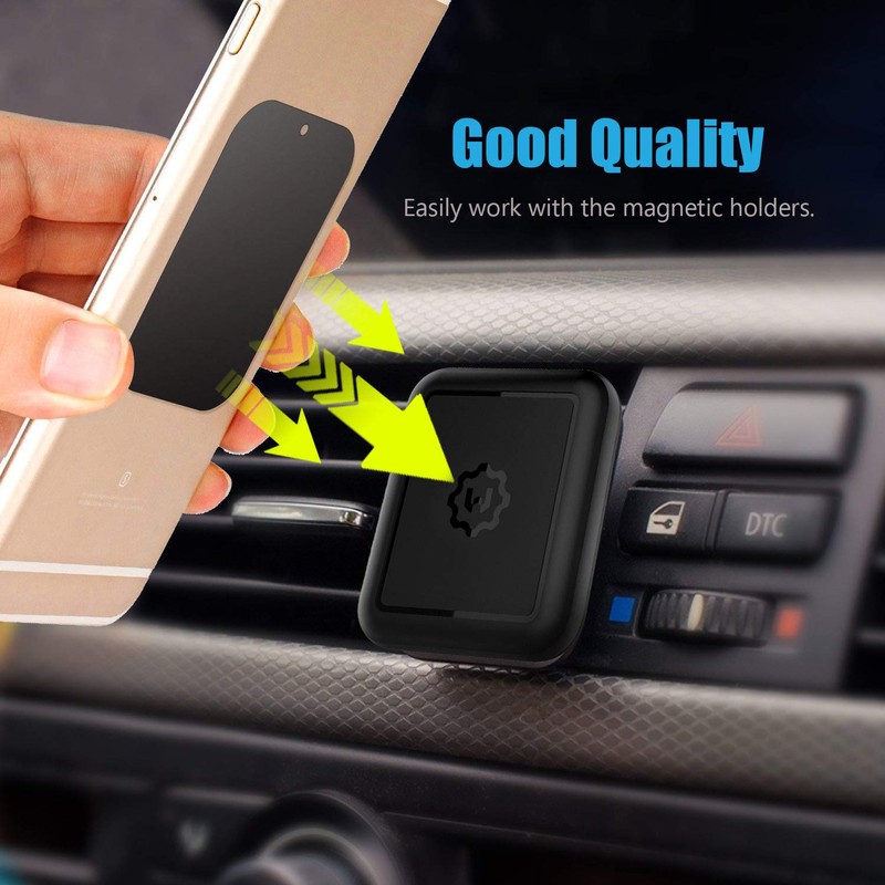 Mount Metal Plate with Adhesive for Magnetic Cradle-Less Mount by