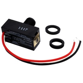 Creative Hobbies Outdoor Hard-Wired Post Eye Light Control Electric Resistor Photocell Light Sensor, Dusk to Dawn Sensor, Convert Fixtures to Auto On at Night, LED HID CFL JL-103A (12)