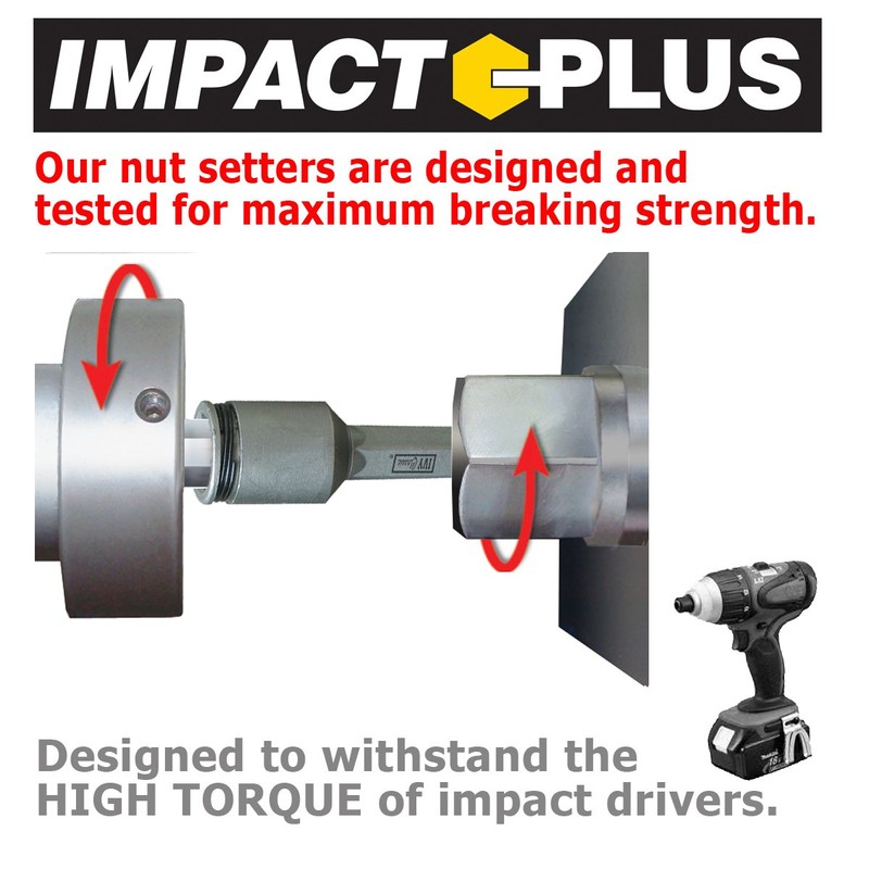 IVY Classic 45517 3/8 x 1-3/4" Non-Magnetic Spring Nut Setter,