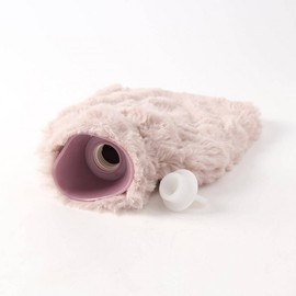 Pink mink thermal insulation 800ml water bag waist compress Steaming hot pack