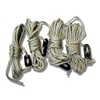Universal 2.8 Metre BLACK Camping Awning Tent Guy Lines Ropes