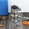 Patioer 2.5" to 3" Exhaust Adapter Reducer with Clamps, Universal