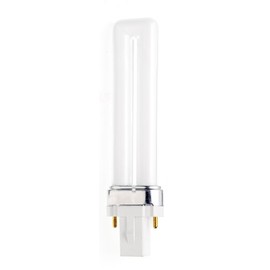 Satco S8305 5000K 7-Watt G23 Base T4 Twin 2-Pin Tube for Magnetic Ballasts, Natural Light