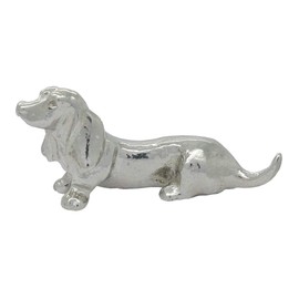 Beautiful Dog - Dachshund Figurine Handcast in Fine Pewter by William Sturt
