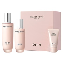 O HUI Miracle Moisture Pink Barrier Skin 150ml Emulsion 100ml Cream 25ml / 오휘 미라클 모이스처 핑크 베리어 스킨 150ml 에멀전 100ml 크림 25ml