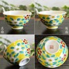 Kutani Ware Rice Bowl, Stylish, Lightweight, Rice Bowl, Flower Pattern,