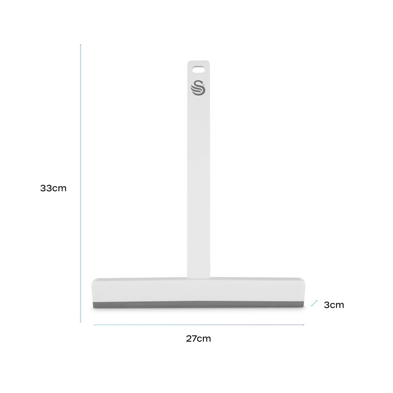 Swan Elevate Seamless Squeegee with Flexible Precision Rubber Blade, Perfect