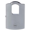 Yale Y121B/40/125/1 Brass Closed Shackle Padlock (40mm) - Black Outdoor