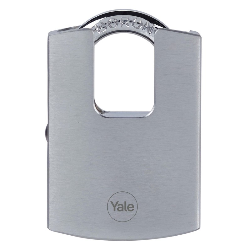 Yale Y121B/40/125/1 Brass Closed Shackle Padlock (40mm) - Black Outdoor