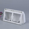 1x Socket Cover Box, Childproof Double-Position Switch Protector Cover 86