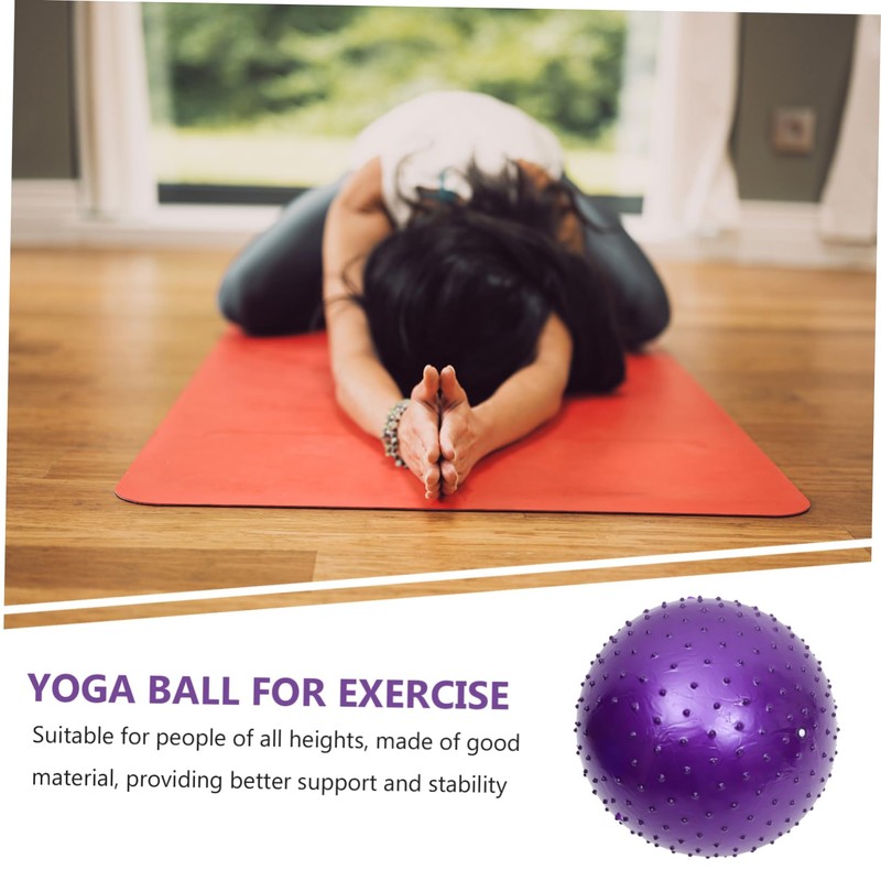 CIYODO Pilates Yoga Ball Exercise Ball Bumpy Texture for Muscle