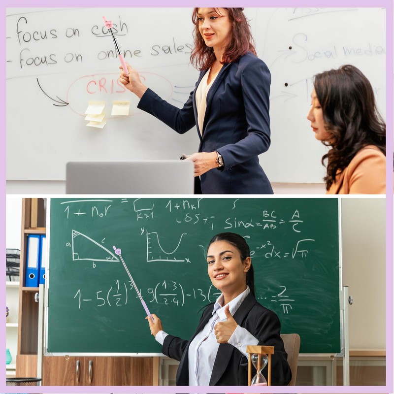 DIVINA VITAE 3 Pcs Telescopic Teachers Pointer Mini Retractable Teacher