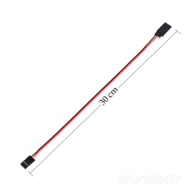 DYWISHKEY 30cm Servo Cables, Male to Female (10 Pack)
