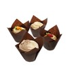 Royal Brown Tulip Style Baking Cups, Large, Sleeve of 200,