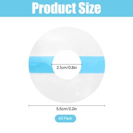 60Pack Bandage for Freestyle Libre 3 Sensor Covers Waterproof, Plus Sensor Covers Waterproof for Libre 3, 14 Days Overpatch Tape CGM Adhesive Patches Latex-free Hypoallergenic Without Hole Transparent