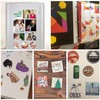 Magnetic Sheets with Adhesive Backing for Crafts, DIY 12 Pack.