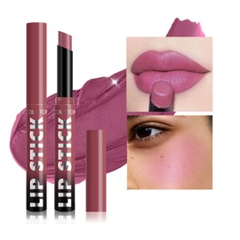 COOL STORY Matte Lipstick Lightweight Blurring Formula with High Impact Pigment, Long-lasting, 0.07 oz (Mauve Rose)