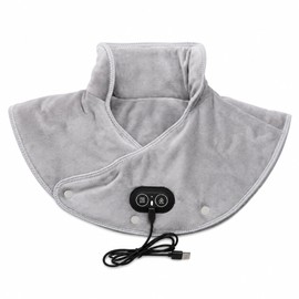 USB Heated Neck and Shoulder Wrap for Relaxation - 3 Heat Levels with Timers for Home, Office, and Travel