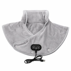 USB Heated Neck and Shoulder Wrap for Relaxation - 3 Heat Levels with Timers for Home, Office, and Travel