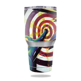 MightySkins Skin Compatible with Ozark Trail 30 oz Tumbler - Bullseye | Protective, Durable, and Unique Vinyl Decal wrap Cover | Easy to Apply, Remove, and Change Styles | Made in The USA