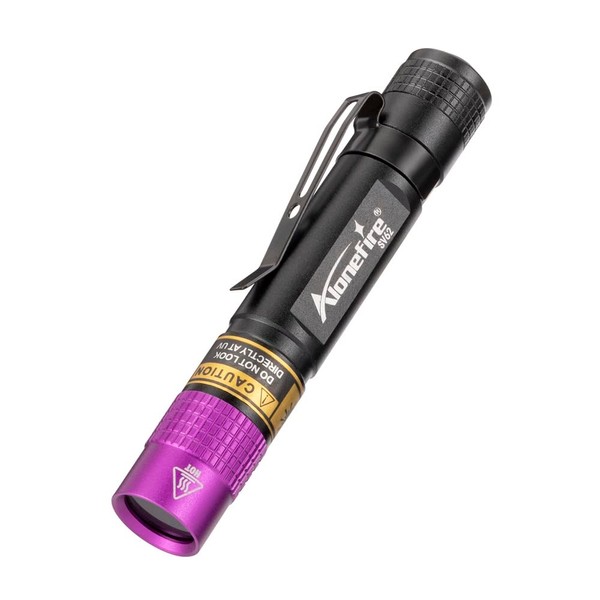 ALONEFIRE Alonefire SV62 Mini 3W UV Flashlight 365nm Portable Ultraviolet