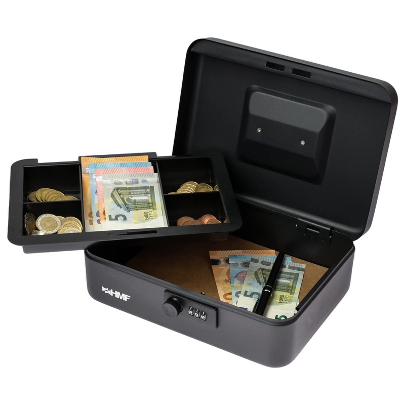 HMF 20017-02 Cash Box Lockable with Combination Lock 25 x