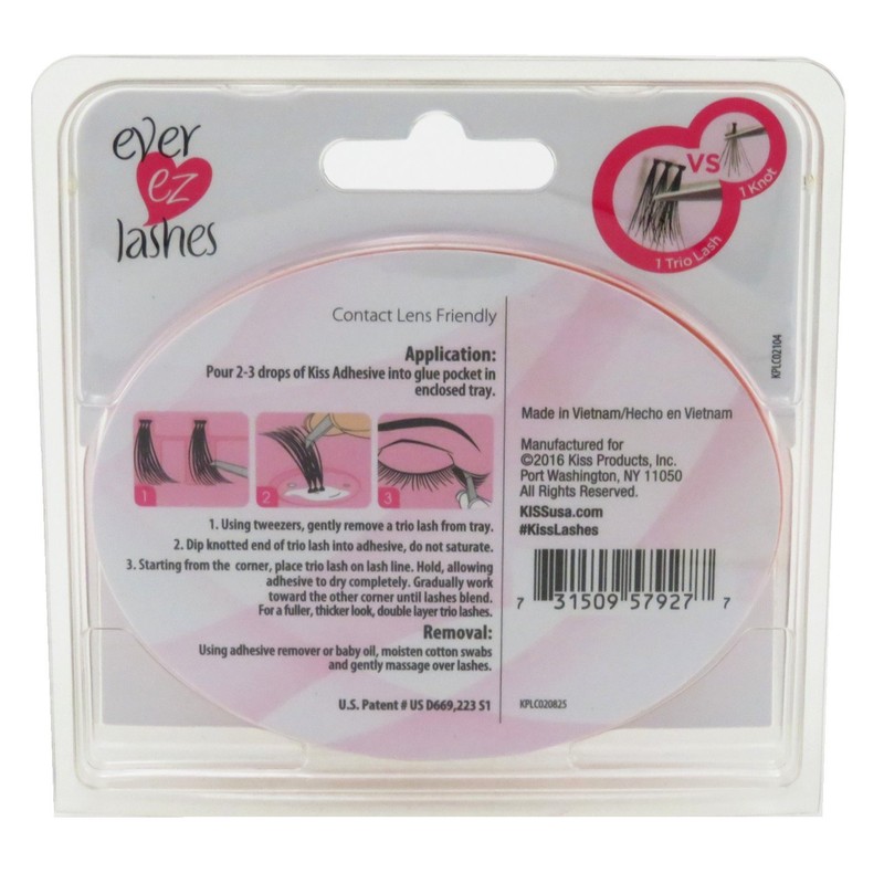 Kiss Ever-Ez Trio Lashes Medium Combo