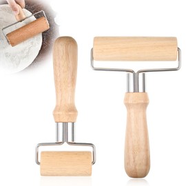 Rolling Pin Small Wooden Rolling Pin Wood Pack of 2 Rolling Pin Small and Medium Dough Rolling Pin Baking Roll Made of Beech Wood for Rolling Dough Pizza Dumpling Skins
