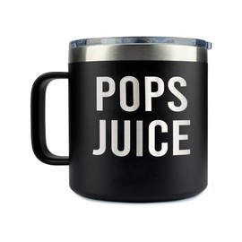 Pops Juice Tumbler (Laser Engraved) - 14Oz Tumbler For Father's Day Birthday Christmas - Travel Tumbler Gifts For Pops - Pops Tumbler - Pops To Be - Pops Gift