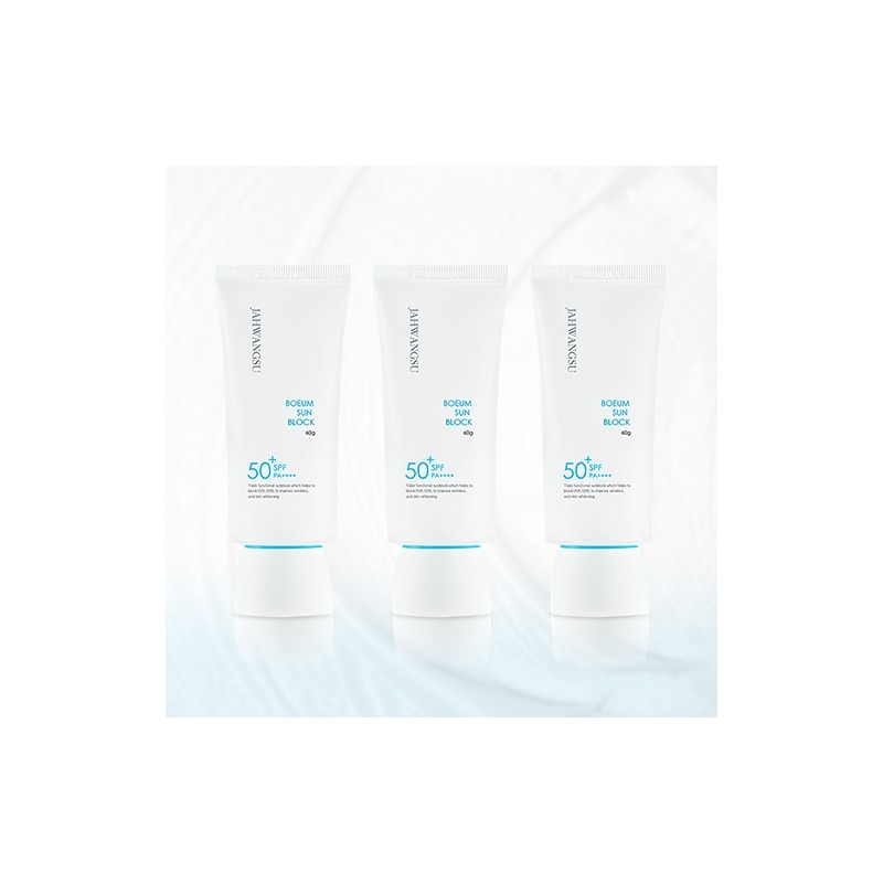 Jahwangsoo Boeum Sunblock Tone Up Whitening Wrinkle Functional Sun Cream