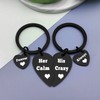 Funny Anniversary Keyring Couple Keyring Her Calm His Crazy Keyring