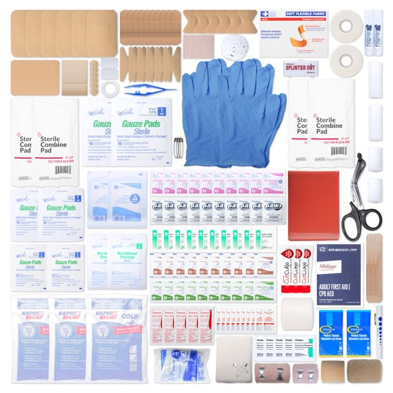 MFASCO Sports First Aid Kit Bag – 326-Piece Athletic Medical