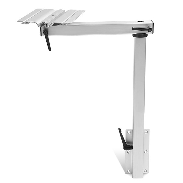 RV Table Leg, Removable Desk Leg Base Mount Adjustable 360