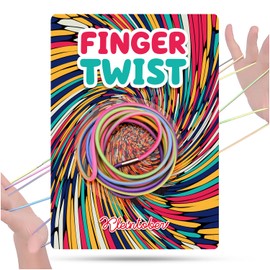 Kleintober Premium Finger Twist I Children's Thread Game I Finger Twist with Video Instructions I Threading Game I Finger Game I Activity Car Ride Children I Knot Exercise Set I Children's Gifts