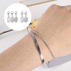 Magnetic Necklace Clasps, 2PCS 14 Whitegold Multi Magnetic Necklace Layering