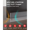 Silicone Weather Stripping, Door Draft Stopper Window Seal Strip for